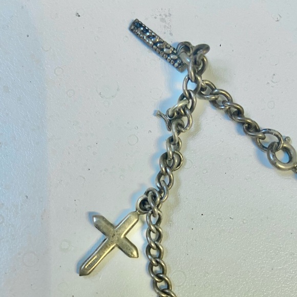 Vintage Silver Charm Bracelet with 10 Vintage Charms! - Picture 9 of 12